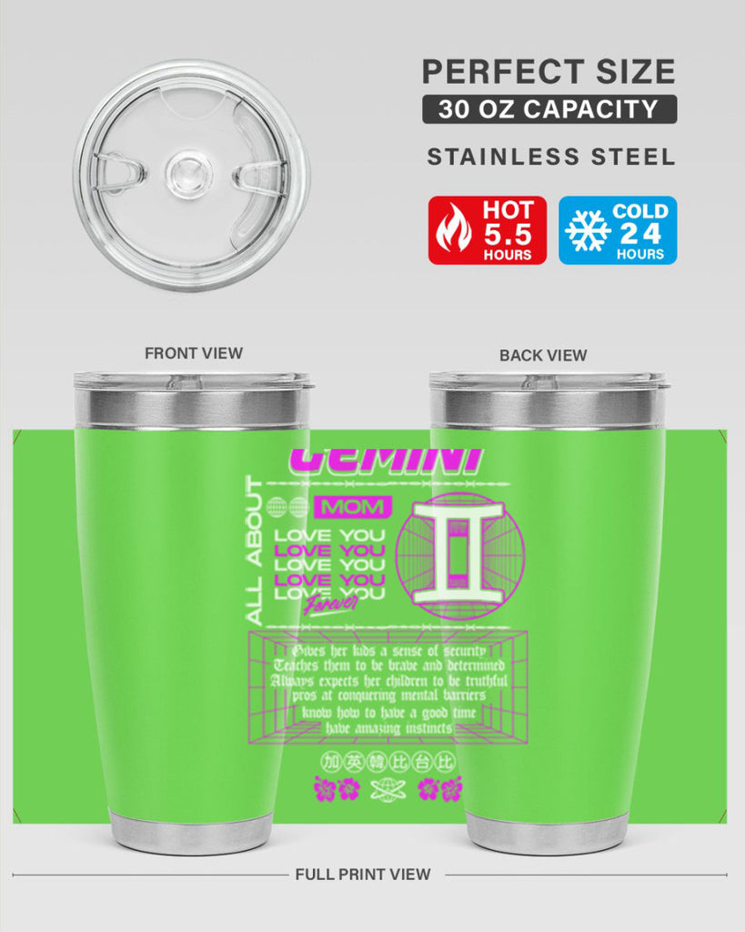 gemini 244#- zodiac- Tumbler