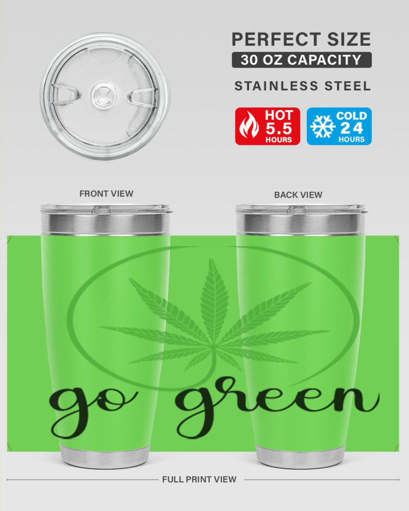 go green cannabis 92#- marijuana- Tumbler