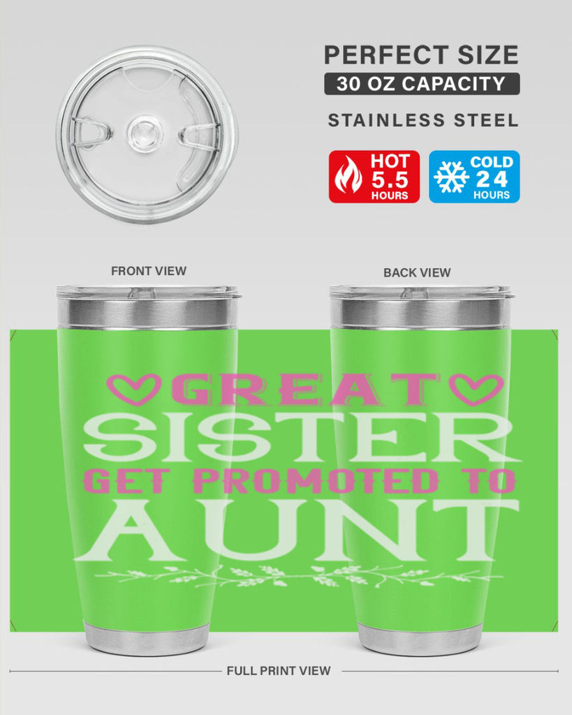 great sister get promoted to aunt Style 58#- aunt- Tumbler