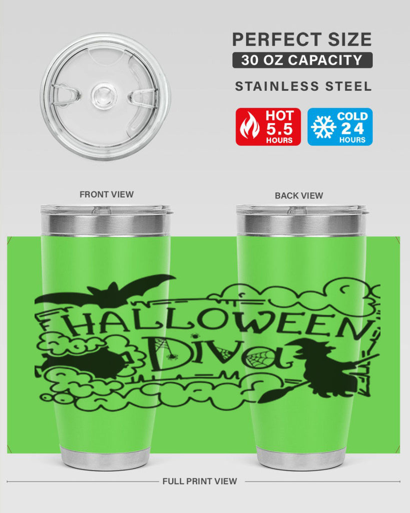 halloween diva 74#- halloween- Tumbler