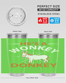 he’s a wonky donkey Style 4#- donkey- Tumbler