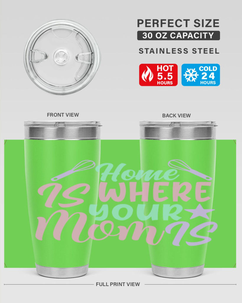 home is where your mom is 37#- home- Tumbler