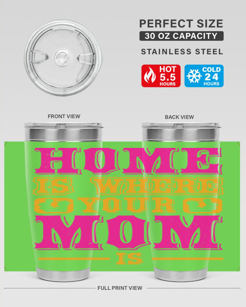 home is where your mom is 72#- mothers day- Tumbler