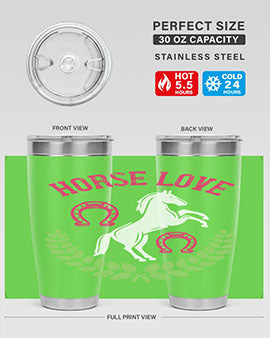 horse love Style 50#- horse- Tumbler