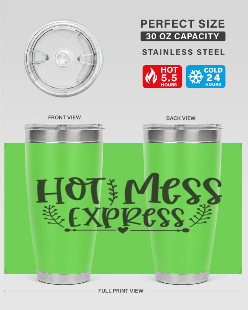 hot mess express 405#- mom- Tumbler