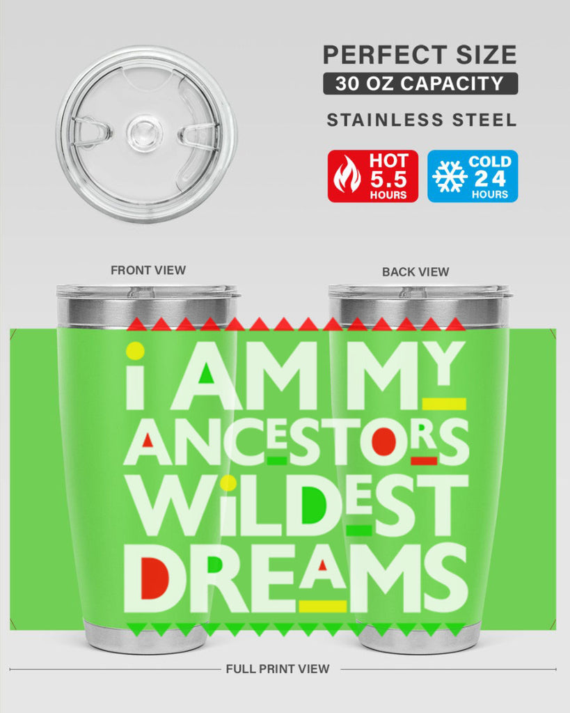 i am my  ancestors wildest dreams 115#- black words phrases- Cotton Tank