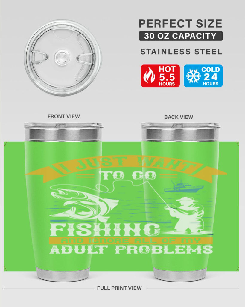 i just want to go fishing and ignore all of my 106#- fishing- Tumbler