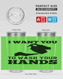 i want you to wash your hands Style 31#- corona virus- Cotton Tank