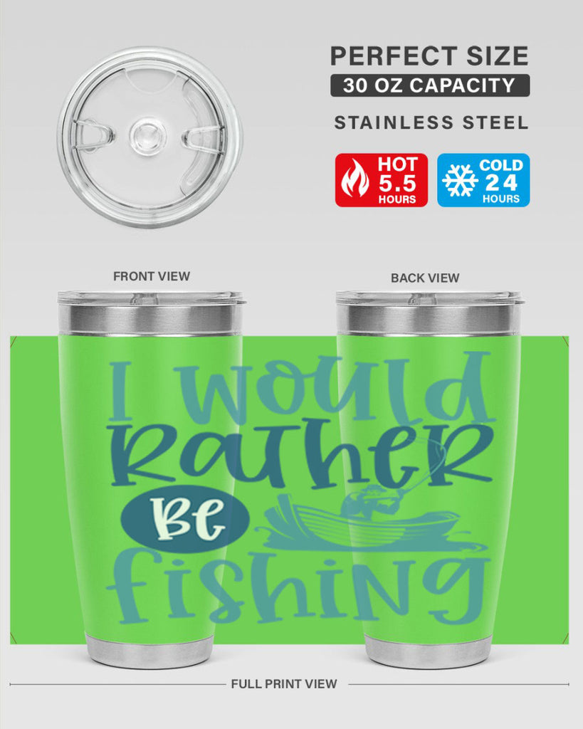 i would rather be fishing 211#- fishing- Tumbler