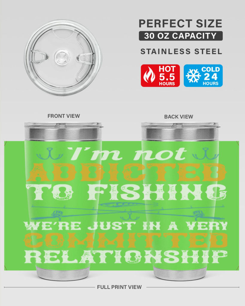 i’m not addicted to fishing 75#- fishing- Tumbler