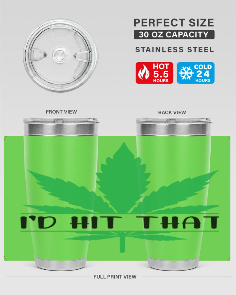 id hit that weed 143#- marijuana- Tumbler