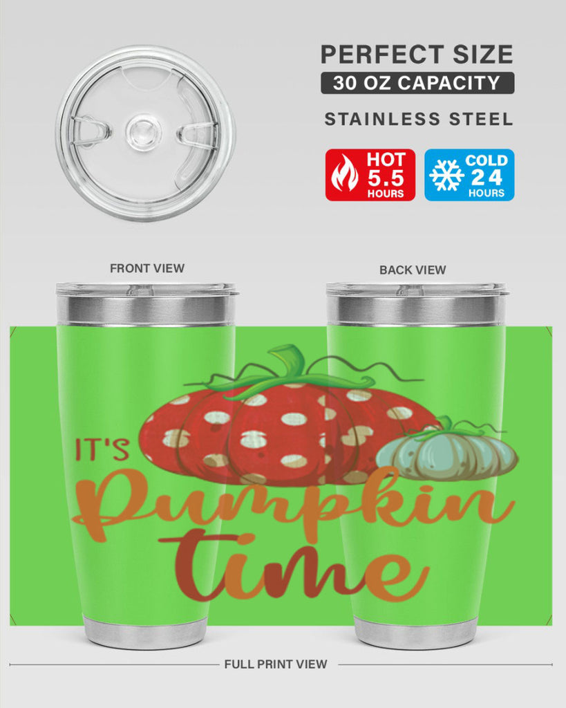 it s pumpkin time 368#- fall- Tumbler