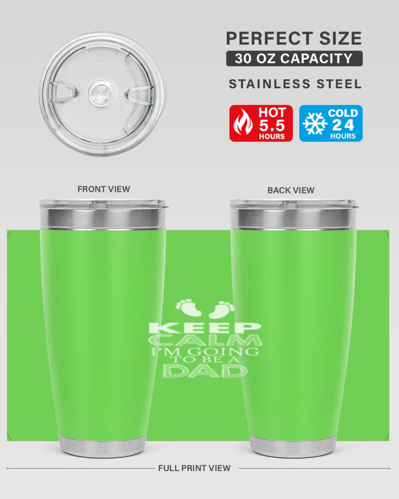 keep clam i am going to be a dad 2#- dad- Tumbler