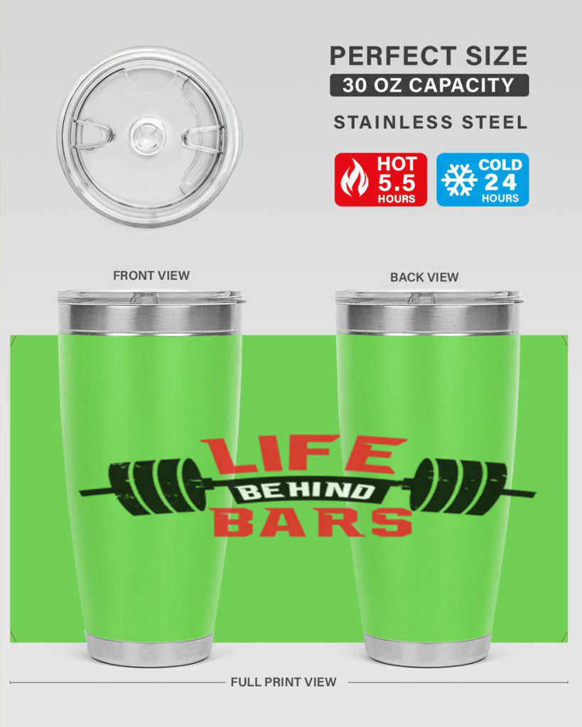 life behind bars 6#- gym- Tumbler