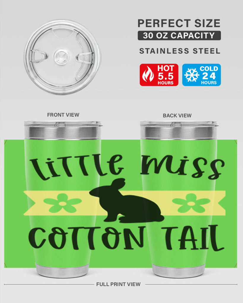 little miss cotton tail 17#- easter- Tumbler