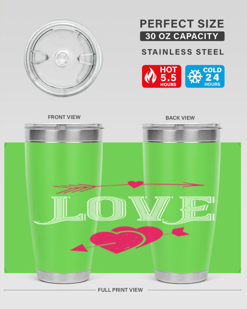love 41#- valentines day- Tumbler
