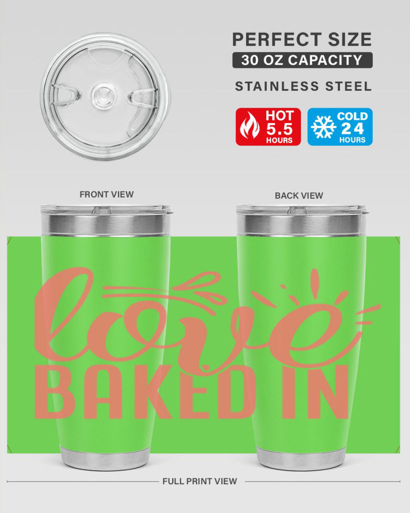 love baked in 13#- kitchen- Tumbler