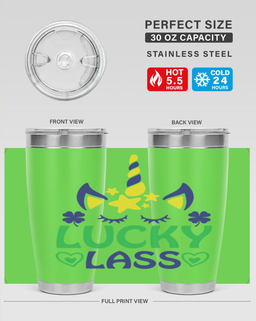 lucy lass 11#- mardi gras- Tumbler