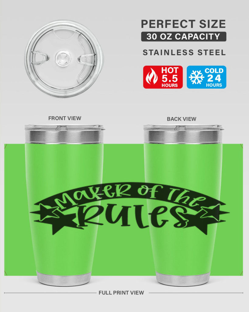 maker of the rules 31#- fathers day- Tumbler