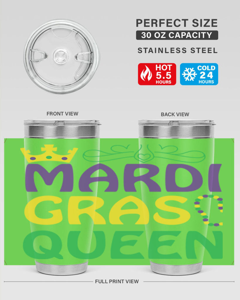 mardi gras queen 8#- mardi gras- Tumbler