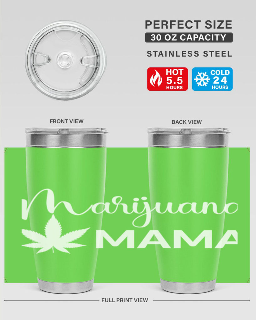 marijuana mama 203#- marijuana- Tumbler