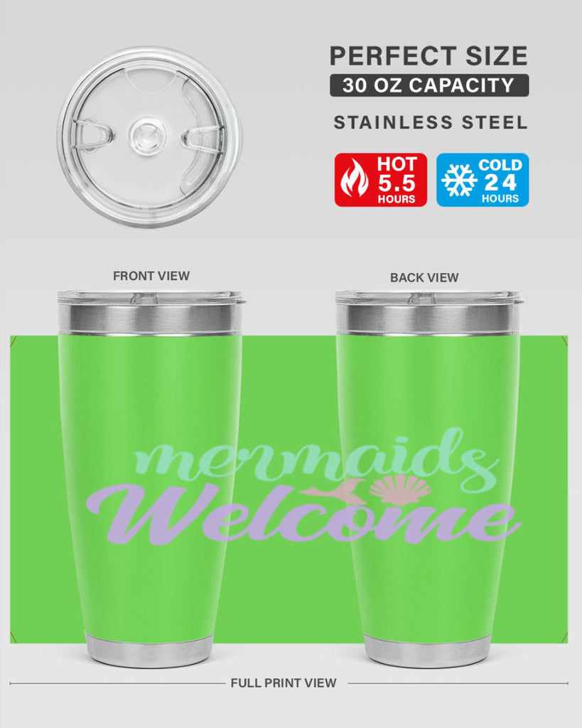 mermaids welcome 6#- mermaid- Tumbler