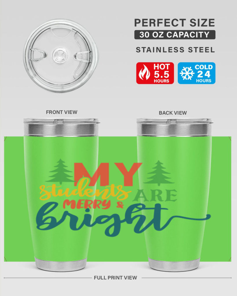 my students are merry bright Style 170#- teacher- tumbler