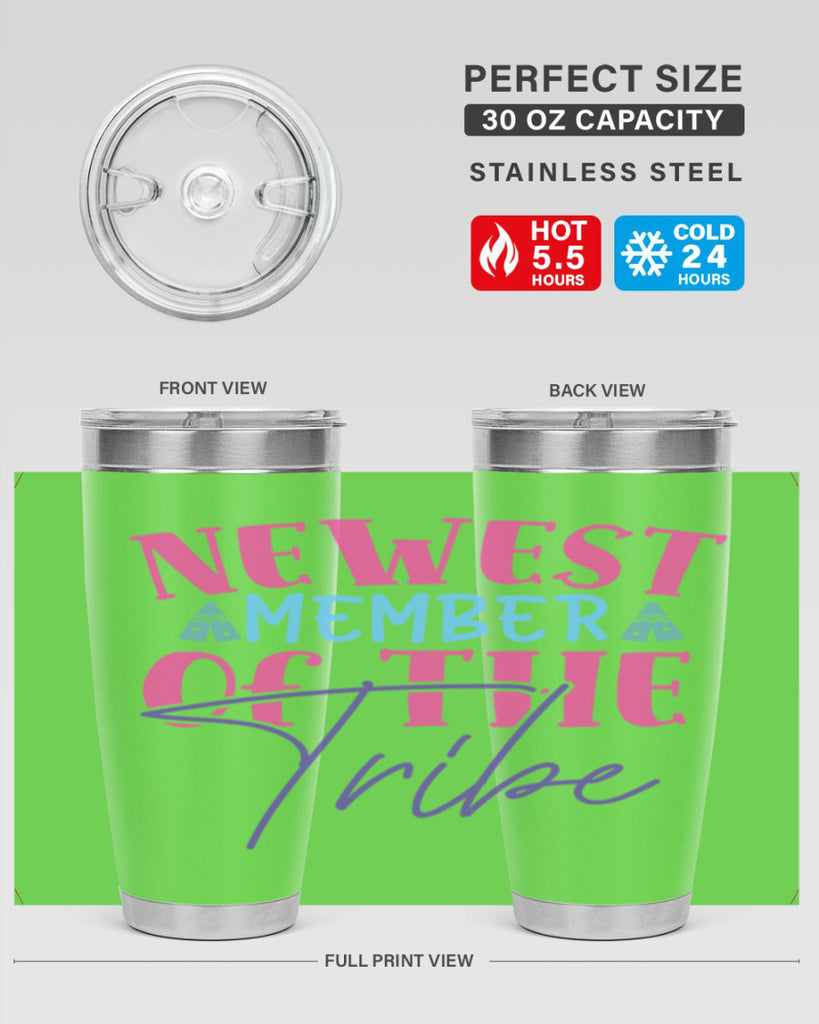 newest member of the tribe Style 211#- baby- tumbler