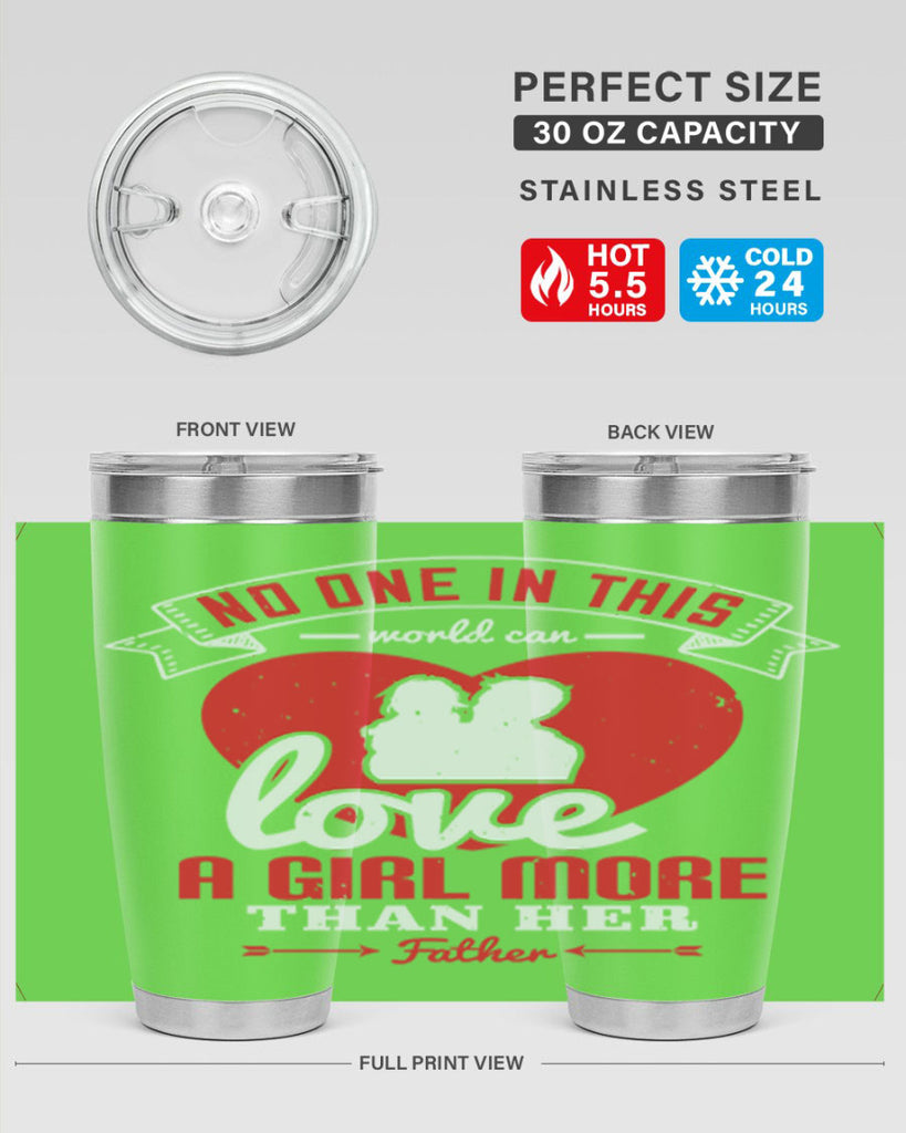 no one in this world can love 176#- fathers day- Tumbler