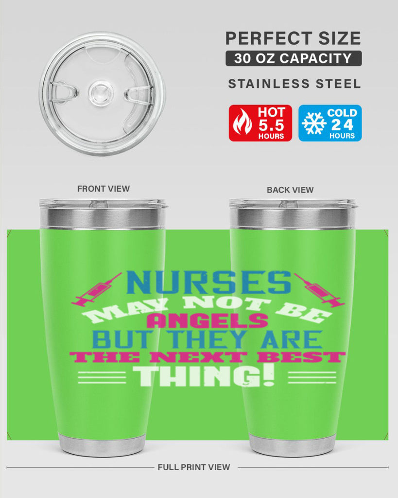 nurse may not be angels Style 279#- nurse- tumbler