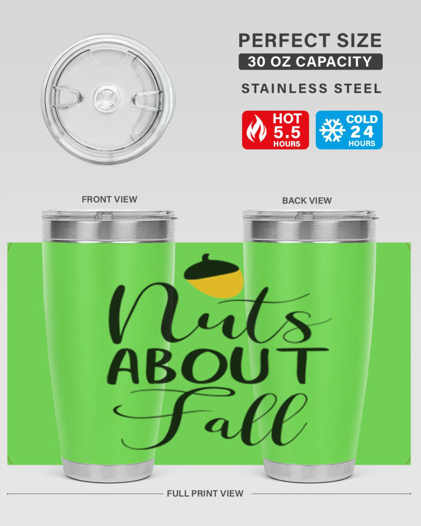 nuts about fall 445#- fall- Tumbler
