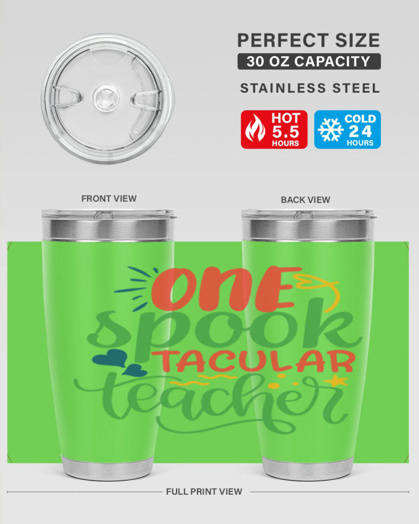 one spook tacular teacher Style 159#- teacher- tumbler