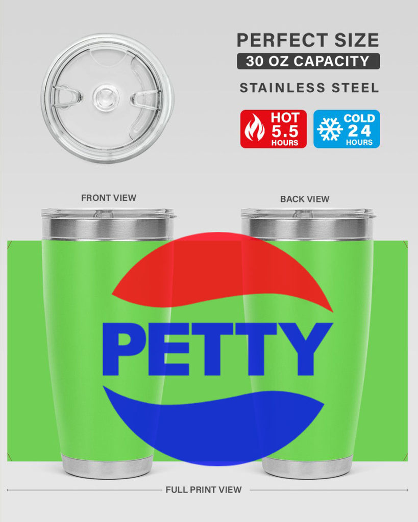 petty  pepsi 54#- black words phrases- Cotton Tank