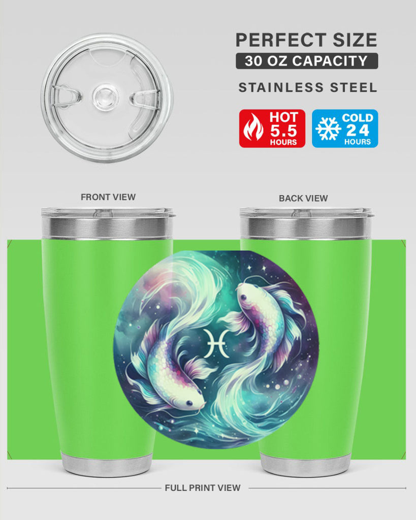 pisces 350#- zodiac- Tumbler