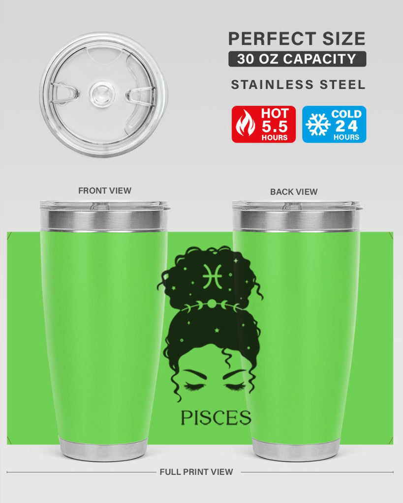 pisces 353#- zodiac- Tumbler