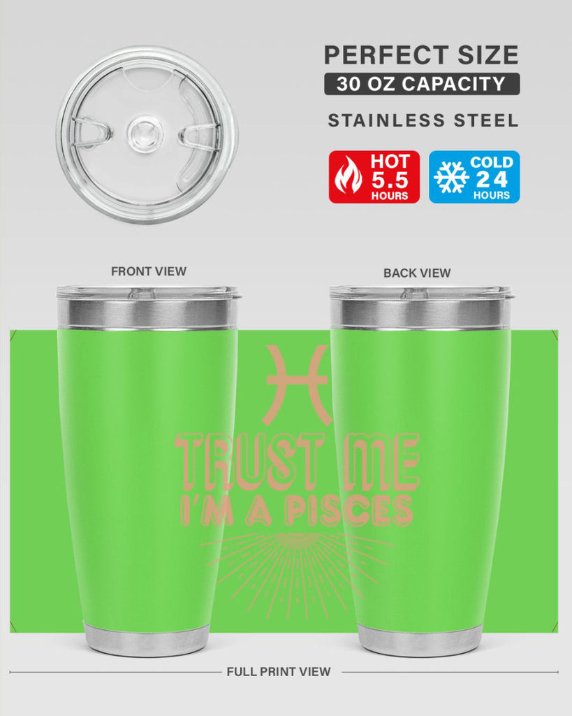 pisces 358#- zodiac- Tumbler