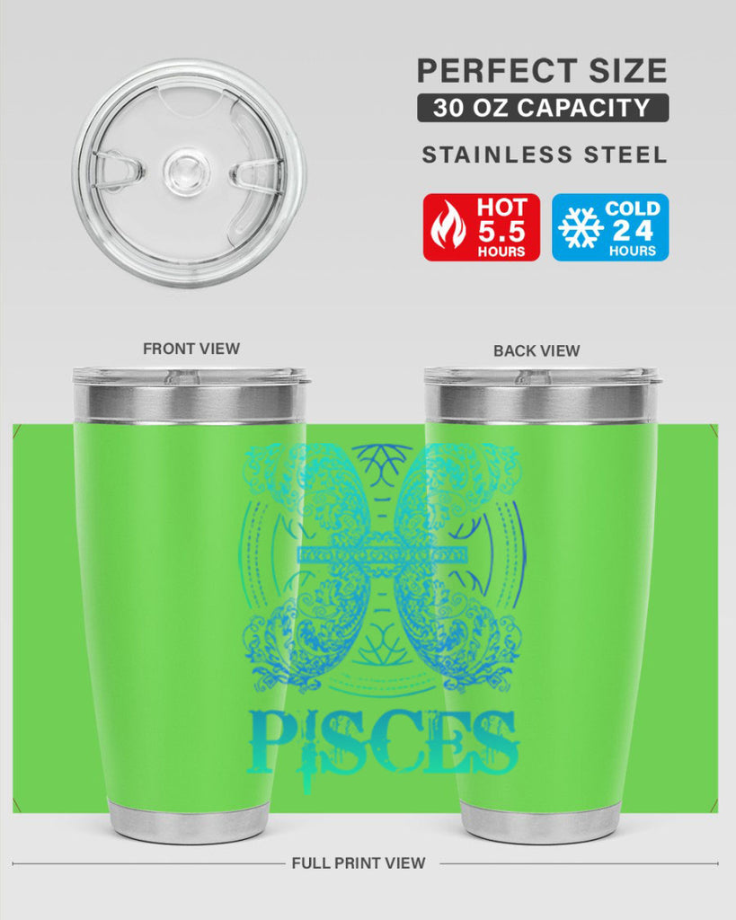 pisces Zodiac 381#- zodiac- Tumbler