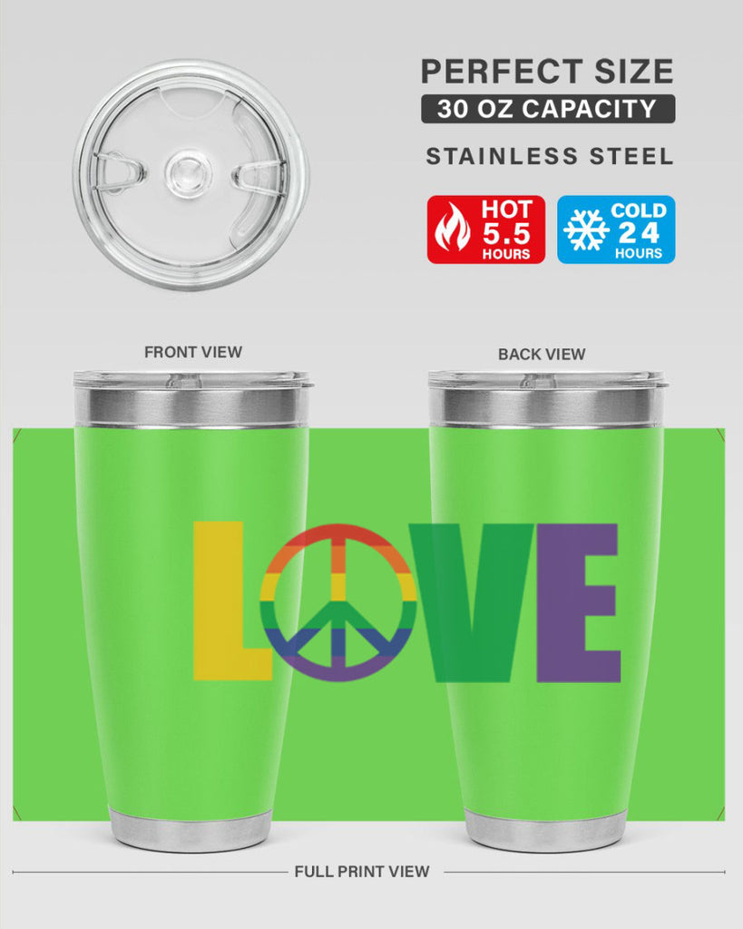 pride love peace 60#- lgbt- Tumbler