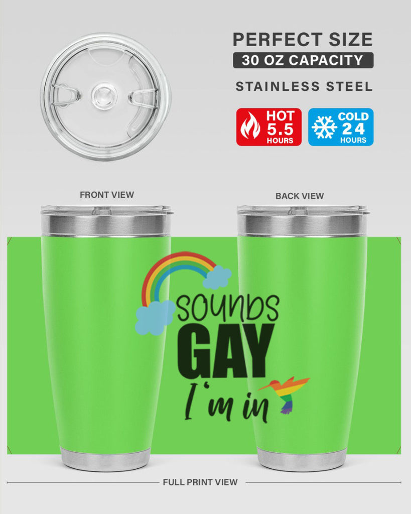 pride sound 45#- lgbt- Tumbler