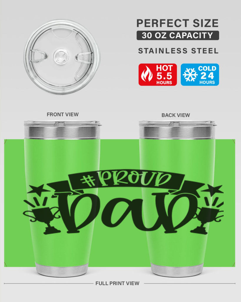 proud dad 75#- fathers day- Tumbler