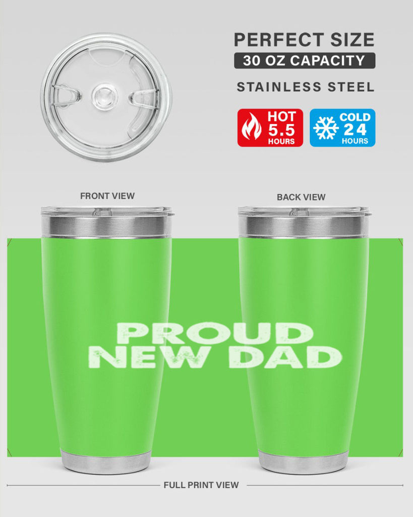 proud new dad 69#- dad- Tumbler