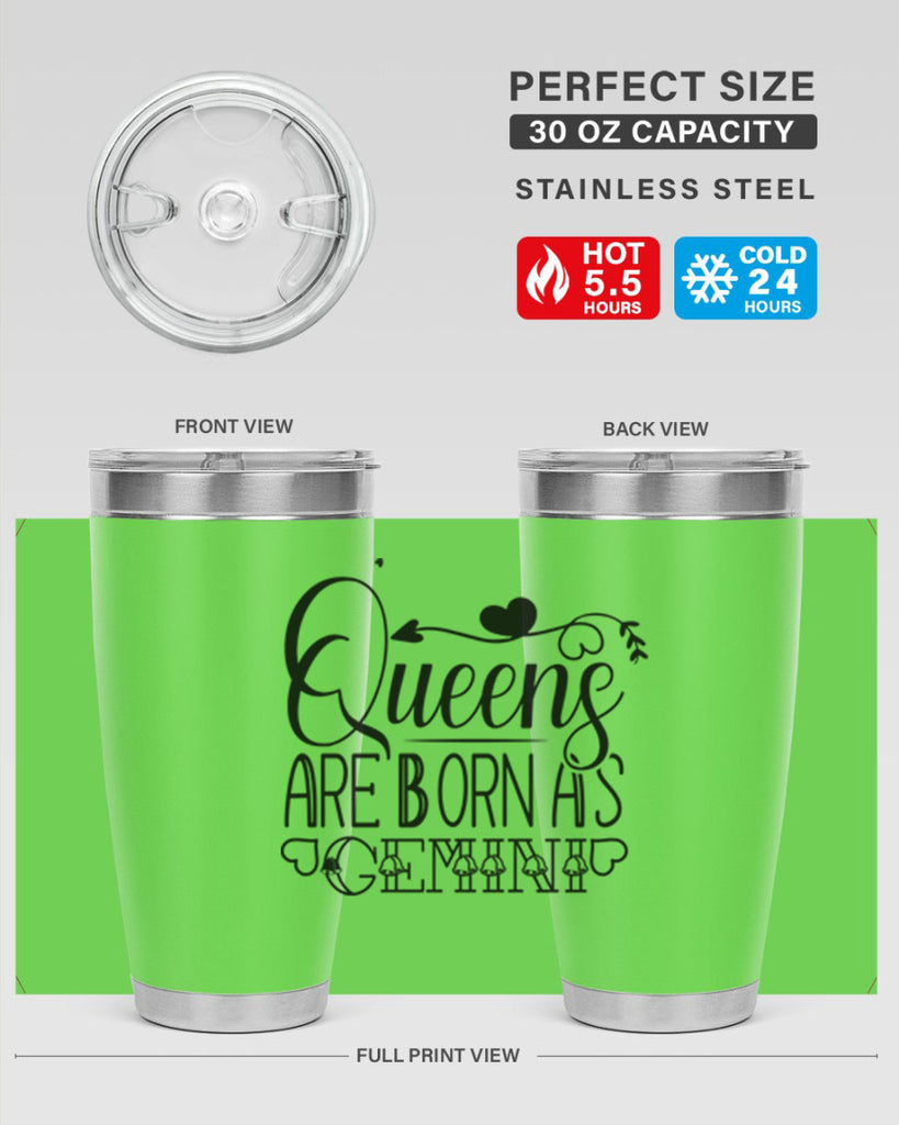 queens are born as Gemini 390#- zodiac- Tumbler