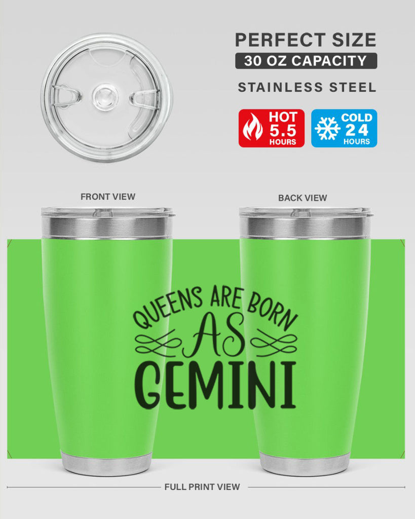 queens are born as gemini 392#- zodiac- Tumbler