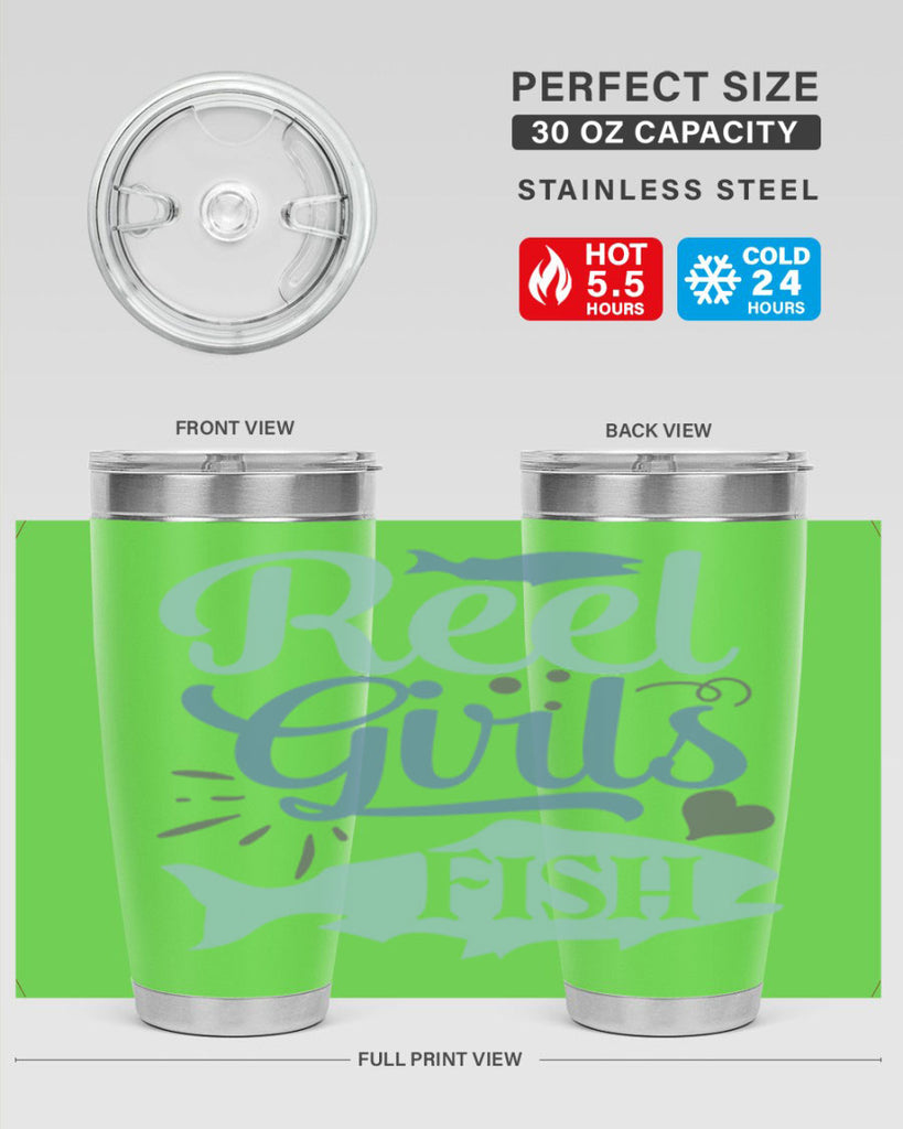 reel girls fish 198#- fishing- Tumbler