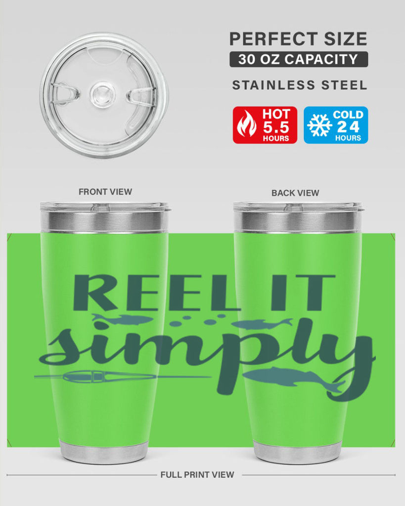 reel it 42#- fishing- Tumbler