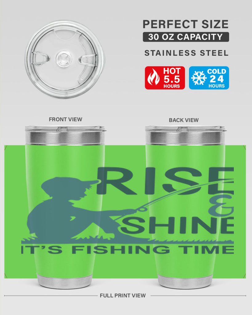 rise shine 41#- fishing- Tumbler