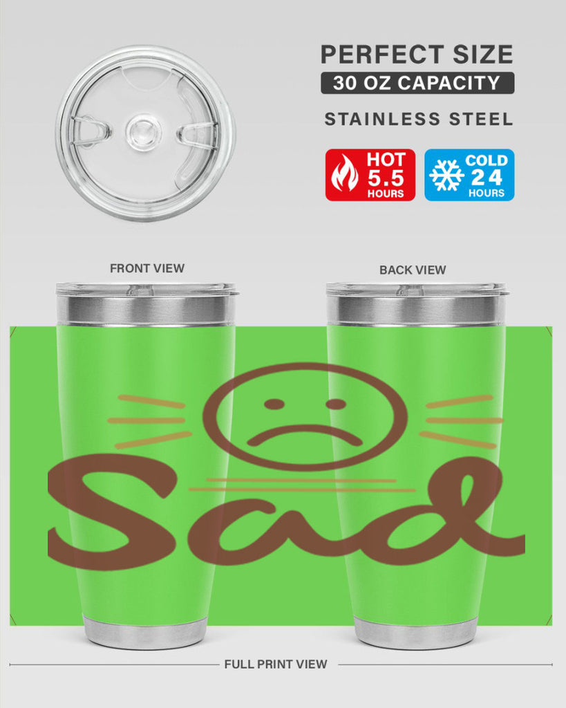 sad 5#- fathers day- Tumbler