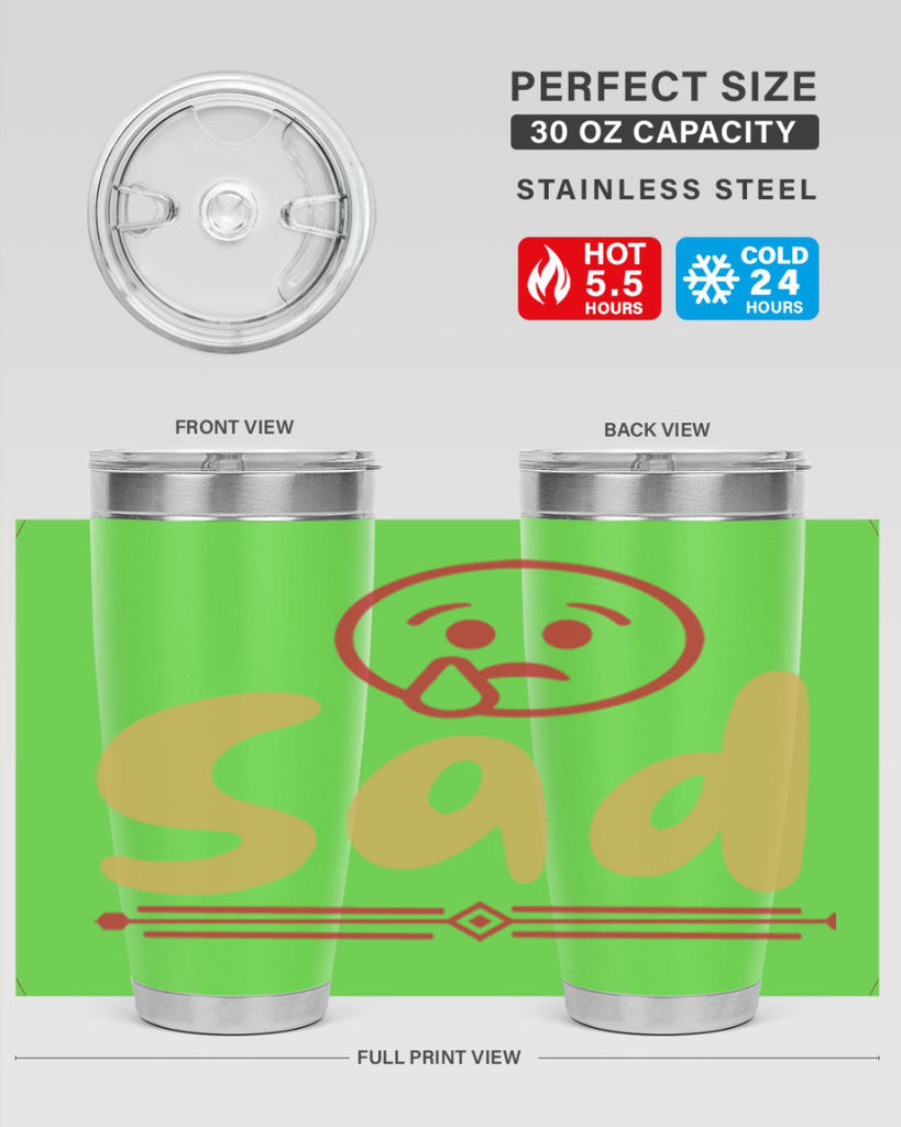 sad 6#- fathers day- Tumbler