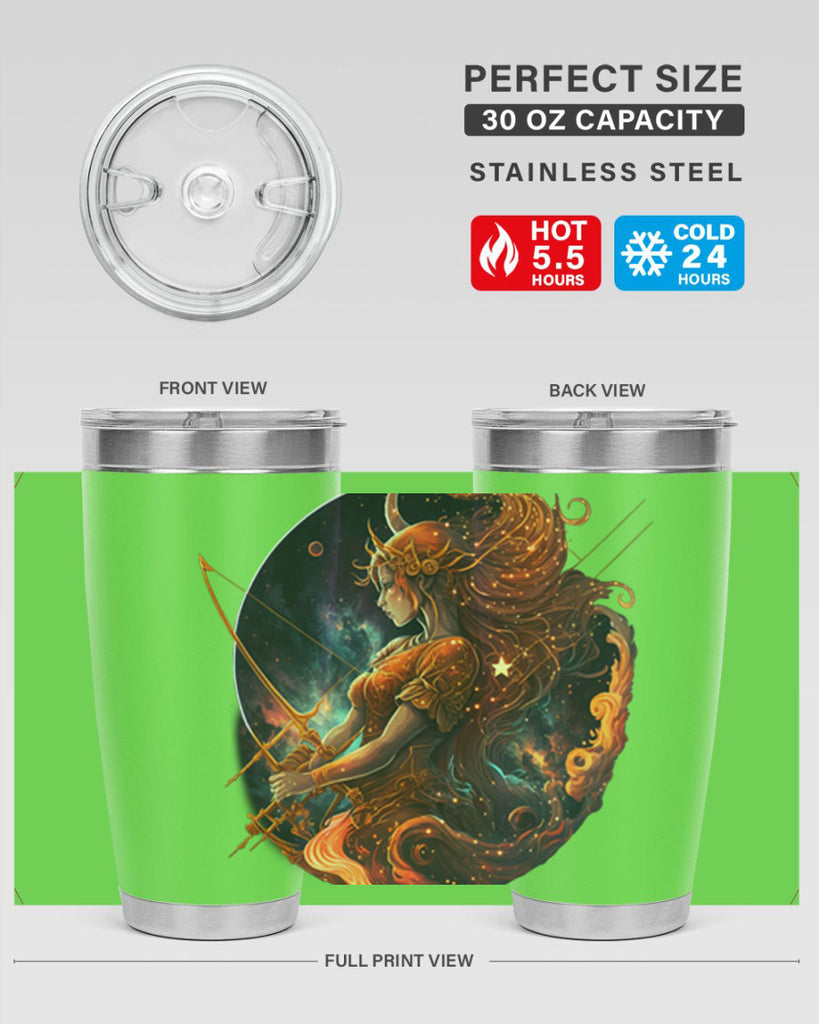 sagittarius 417#- zodiac- Tumbler