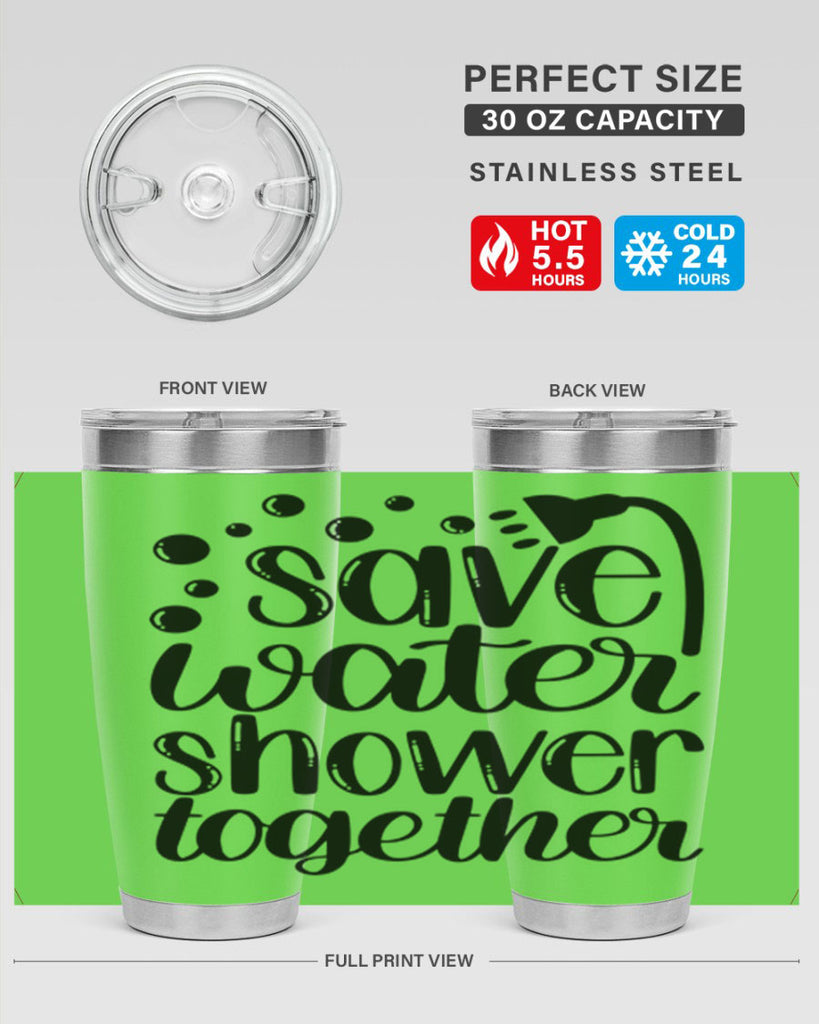 save water shower together 18#- bathroom- Tumbler